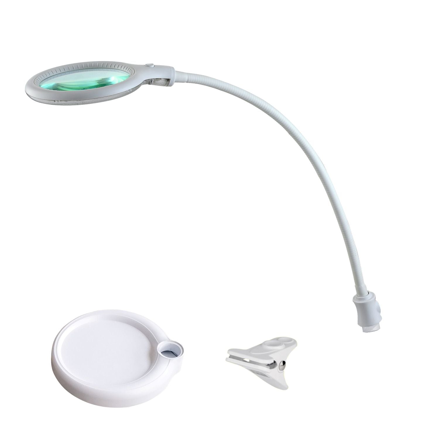 B-WARE - Lumeno 6803WS LED Klemmleuchte mit 32 SMD-LEDs, 6 Watt und 480 Lumen