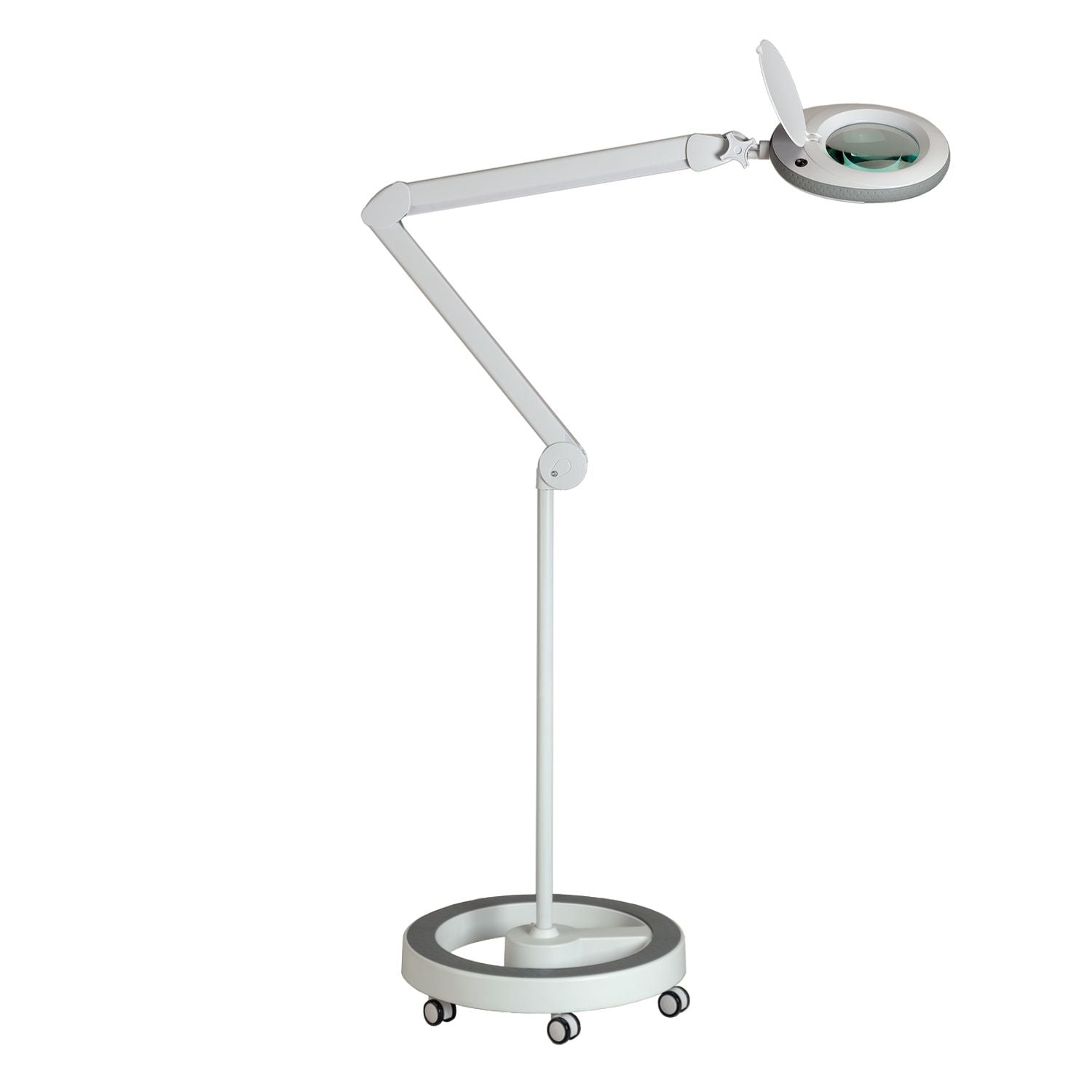 B-WARE - Lumeno 5 Dioptrien Lupenleuchte 7215GR und Stativ 6159GR im Set