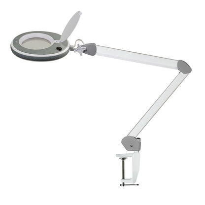 Lumeno Lampe loupe LED série 8213/8215 à luminosité réglable, gris